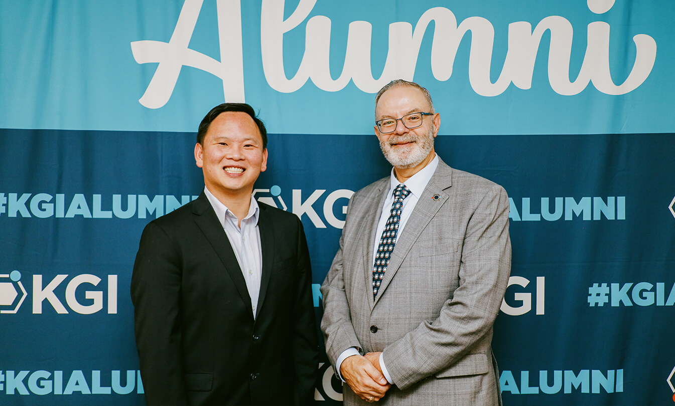 Stephen Chang and KGI President Mohamed