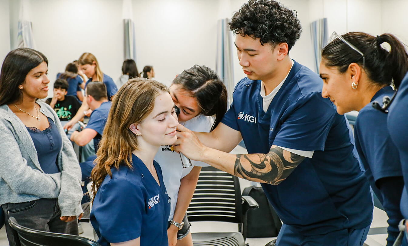 KGI MSPA students practicing