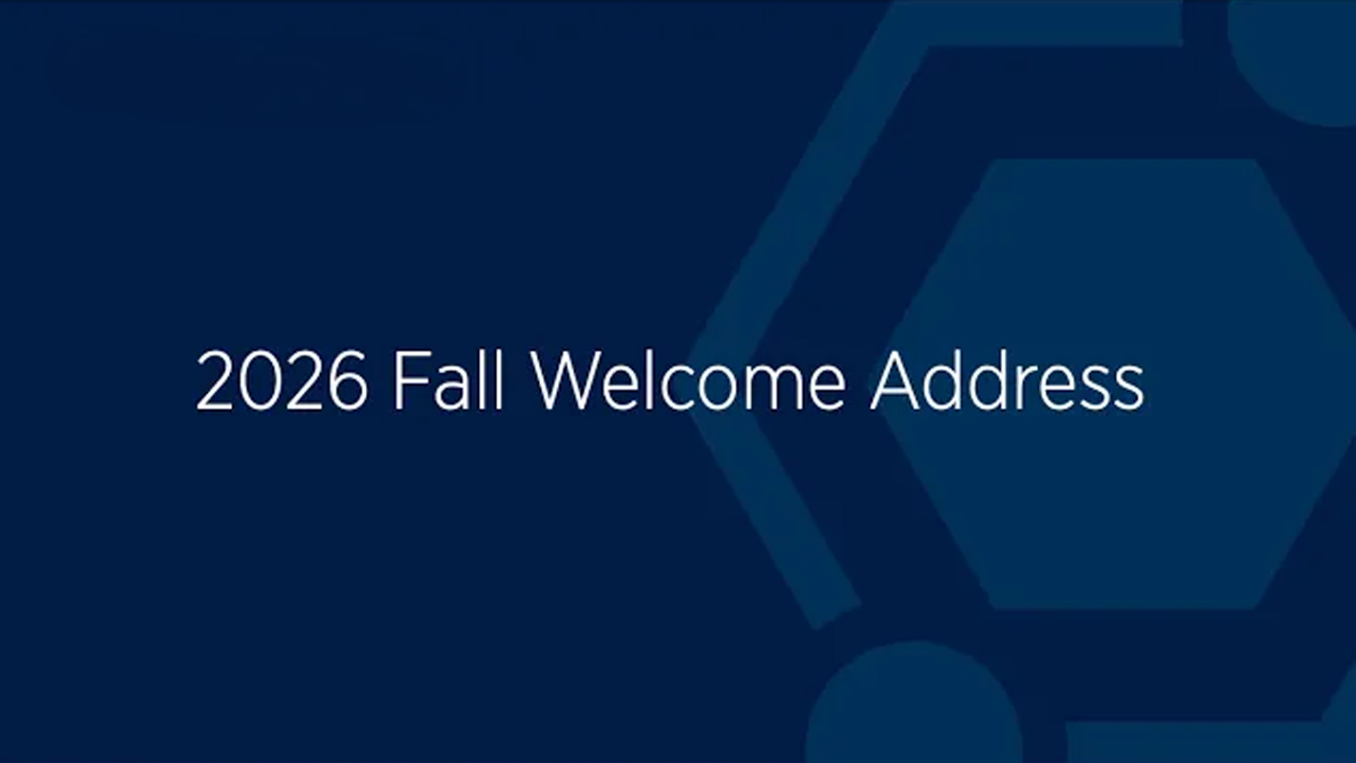 Fall Address ideo cover